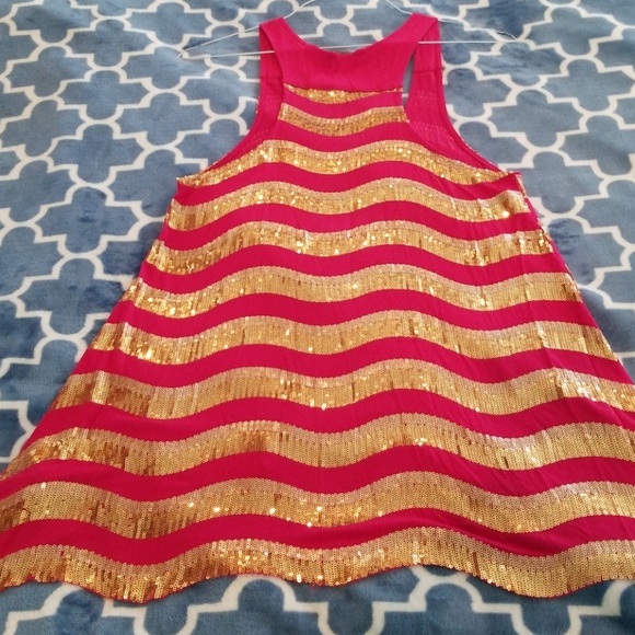 Bebe Small Magenta with gold sequin - Picture 4 of 8